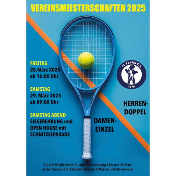 Vereinsmeisterschaften 2025