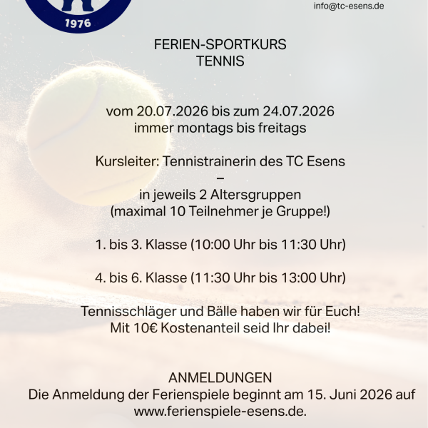 Ferienkurse Esens