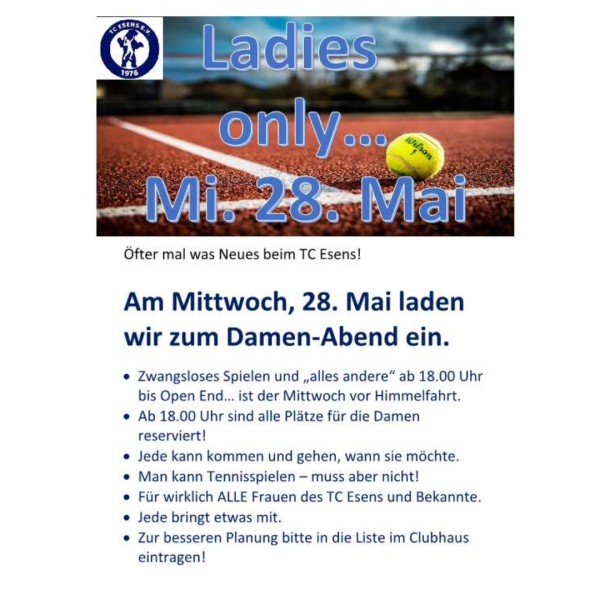 Ladies only…
