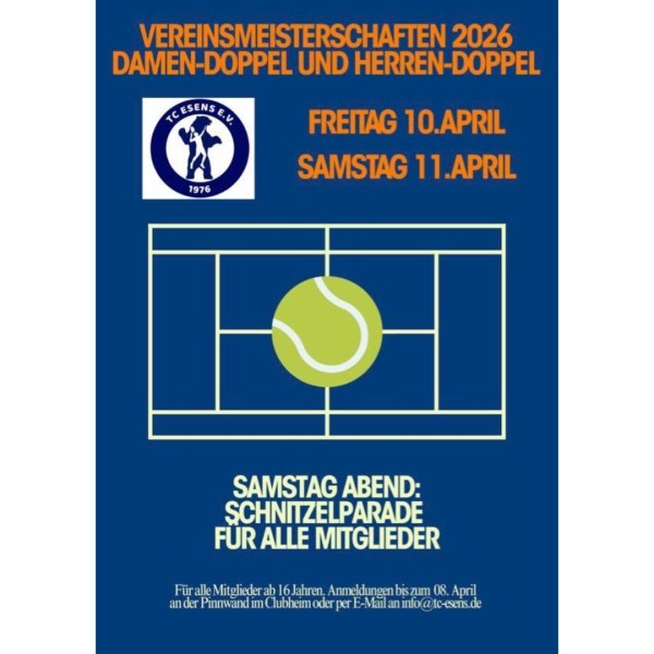 Vereinsmeisterschaften 2026